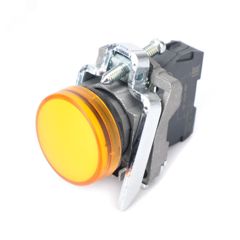 Лампа сигнальная d22-230V желт