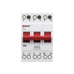 Переключатель трехпозиционный ТПС-63 3P 16А PROxima TPS316