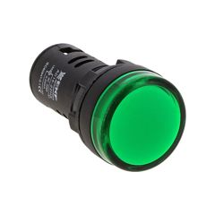 Лампа сигнальная d22-12V зел