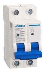 АВТ. ВЫКЛ. ADB3-63/2P 16A 6KA Х-КА C (ANDELI)