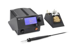 Одноканальная антистатическая микропроцессорная паяльная станция i-CON 1V MK2 с паяльником i-TOOL, 150Вт, с регулировкой температуры 150°С-450°С, паяльник i-TOOL MK2 (0105CDJ) с наконечником 0142CDLF16 со встроенным интерфейсом подключения EA110plus