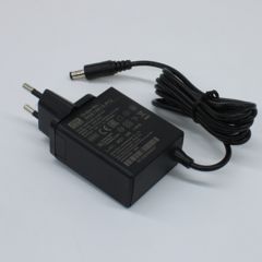 AC-DC, 12Вт, сетевой адаптер, выход 12В/1А, вход 80...264В AC, 47...63 Гц, изоляция 4000B DC, 2xMOPP, 48x28*x55мм, -30...+70C, евровилка, выходной разъем 11мм, диам. 5.5х2.1мм