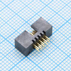 Сокет RCP 10 контактов шаг 1.27мм SMD серия Minitek® лента на катушке