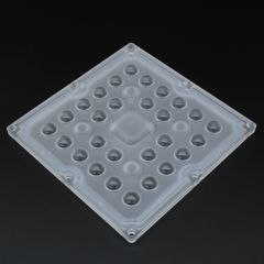 Групповая линза на 28 светодиодов , диаграмма 90° , 100x100мм, PC
