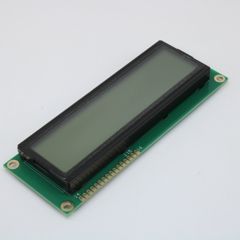 ЖКИ знакосинтезирующий 16 x 2, FSTN Белый Позитивный/прозрачно-отражающий светодиодная подсветка белая размеры 122x44мм, видимая область 99x24 мм, -20...70°C, 6 o`clock, 16 контактов снизу
