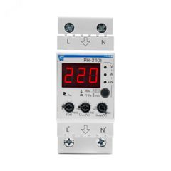 Реле напряжения РН-240Т 40А с термозащитой, ограничение тока, ( 2 DIN) 3425600240т