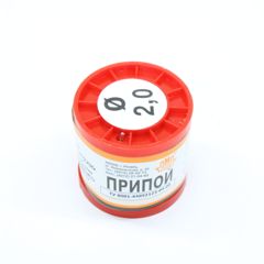 Припой проволочный оловянно-медный ПОМ-3 2.0мм 200гр. катушка