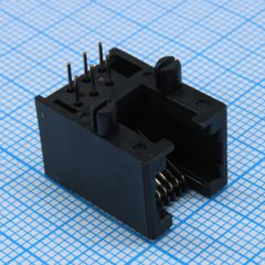 Разъем телефонный RJ-25 (розетка) угловой на плату