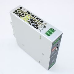 Преобразователь AC-DC на DIN-рейку 132(120)Вт, выход 12В/11(10)A, рег. вых 12…15В, вход 85…264В AC, 47…63Гц /120…370В DC, DC OK, изоляция 4000В AC, 30х125,2х116мм, -40…+70°С
