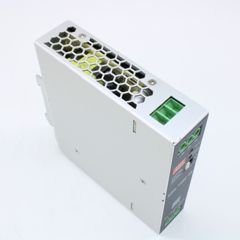 Преобразователь AC-DC на DIN-рейку 156(124.8)Вт, выход 48В/3.25(3.6)A, рег. вых 48…55В, вход 85…264В AC, 47…63Гц /120…370В DC, DC OK, изоляция 4000В AC, 30х125,2х116мм, -40…+70°С