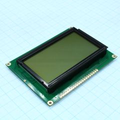 ЖКИ графич, 128 x 64, FSTN Positive/Transfl, подсв. LED Белая, VDD = 5V, 6 o`cl  -20...+70C