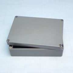 Герметичный корпус из прочного ABS пластика, IP65, темно-серый