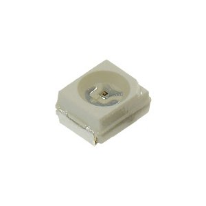 Светодиод smd 3,5х2,8мм/желтый/588нм/12-40мкд/прозрачный/120°
