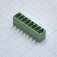 Разъемный клеммный блок на плату, 8 контактов. Серия 15EDGRC-3.5