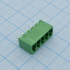 Разъемный клеммный блок на плату, 5 контактов. Серия 15EDGVC-3.5