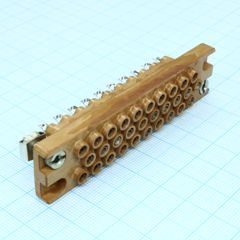 Соединитель  низкочастотный, прямоугольный, внутреннего монтажа