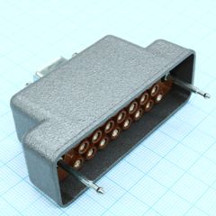 Соединитель  низкочастотный, прямоугольный, внутреннего монтажа