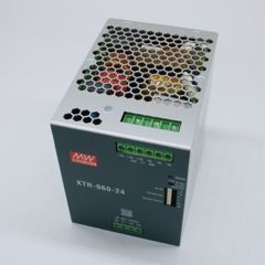 Преобразователь AC-DC 3ф на DIN-рейку 960Вт, выход 24В/40A (пиковый 80А), рег. вых 24…29В, вход 320…600В AC, 47…63Гц /450…800В DC, DC OK, изоляция 4870В AC, 96х125,2х132мм, -40…+85°С, возможность параллельного подключения